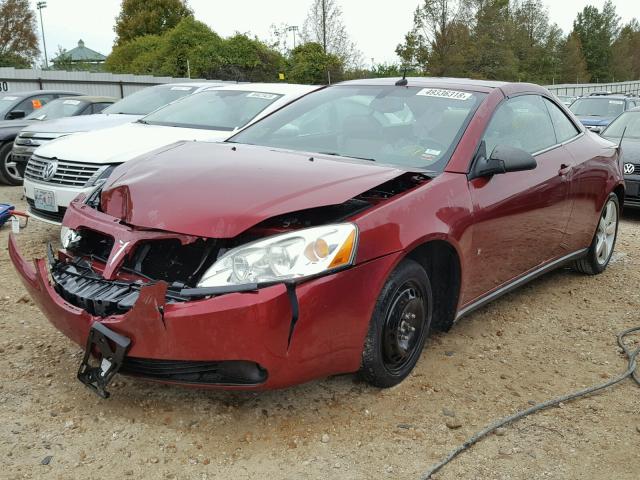 1G2ZH36N584291673 - 2008 PONTIAC G6 GT MAROON photo 2