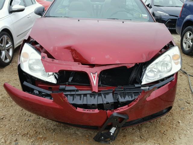 1G2ZH36N584291673 - 2008 PONTIAC G6 GT MAROON photo 9