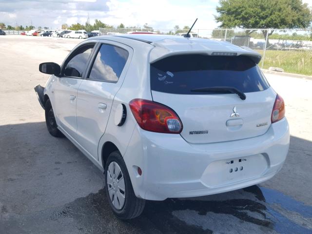 ML32A3HJ9FH036285 - 2015 MITSUBISHI MIRAGE DE WHITE photo 3