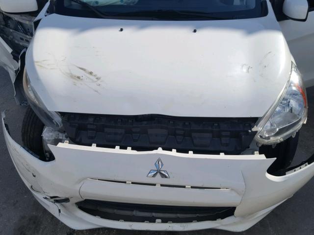 ML32A3HJ9FH036285 - 2015 MITSUBISHI MIRAGE DE WHITE photo 7