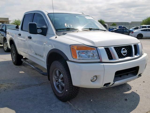 1N6BA0EC4DN312210 - 2013 NISSAN TITAN S WHITE photo 1