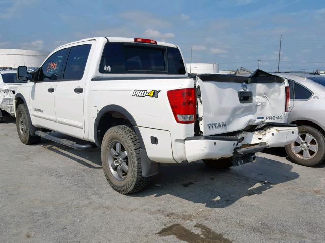 1N6BA0EC4DN312210 - 2013 NISSAN TITAN S WHITE photo 3