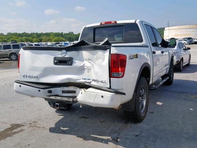 1N6BA0EC4DN312210 - 2013 NISSAN TITAN S WHITE photo 4