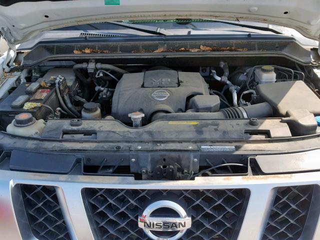 1N6BA0EC4DN312210 - 2013 NISSAN TITAN S WHITE photo 7