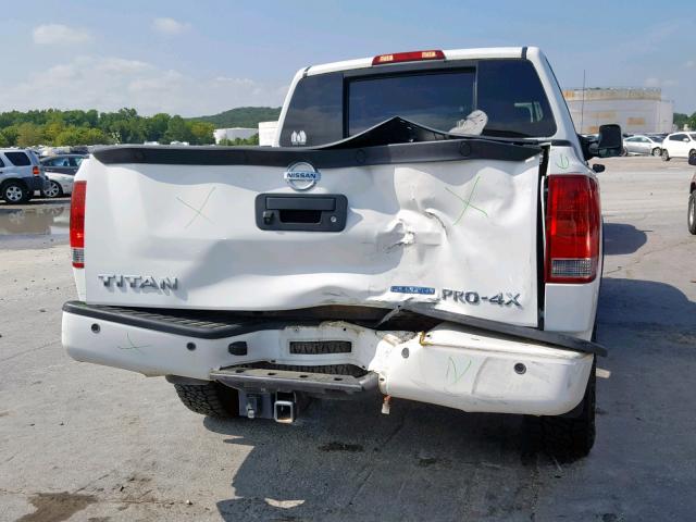 1N6BA0EC4DN312210 - 2013 NISSAN TITAN S WHITE photo 9