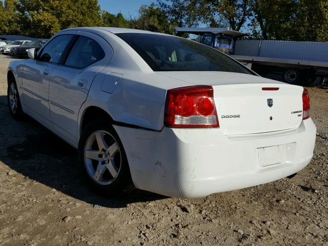 2B3CA3CV5AH256717 - 2010 DODGE CHARGER SX WHITE photo 3