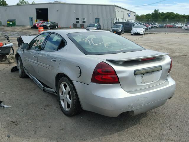 2G2WC55C181128916 - 2008 PONTIAC GRAND PRIX SILVER photo 3