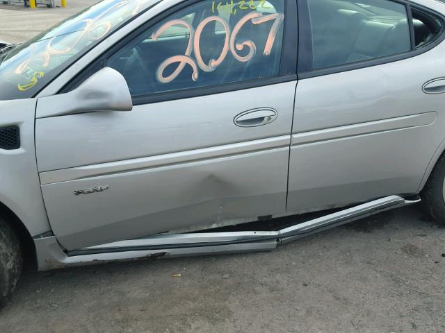 2G2WC55C181128916 - 2008 PONTIAC GRAND PRIX SILVER photo 9