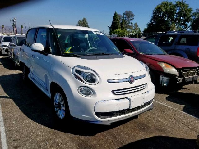 ZFBCFABH4EZ001114 - 2014 FIAT 500L EASY WHITE photo 1