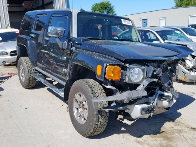 5GTEN13E188160236 - 2008 HUMMER H3 BLACK photo 1