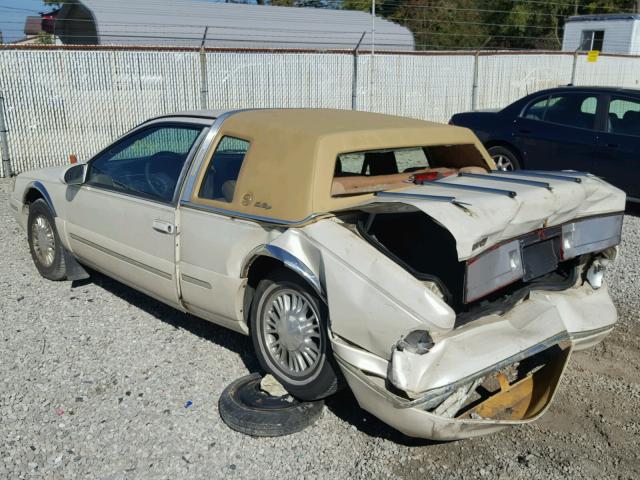 1MELM6242TH637495 - 1996 MERCURY COUGAR XR7 WHITE photo 3