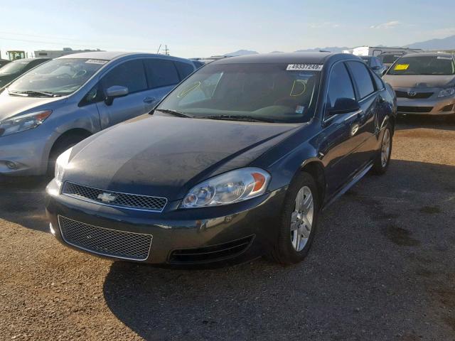 2G1WG5E32C1336255 - 2012 CHEVROLET IMPALA LT CHARCOAL photo 2