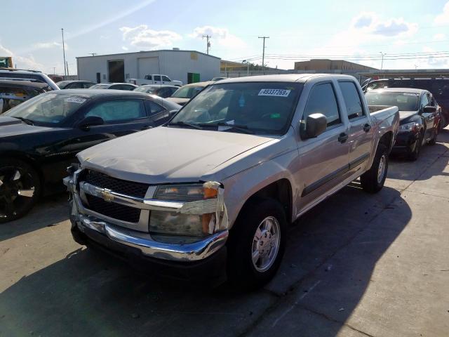 1GCCS136668161802 - 2006 CHEVROLET COLORADO SILVER photo 2