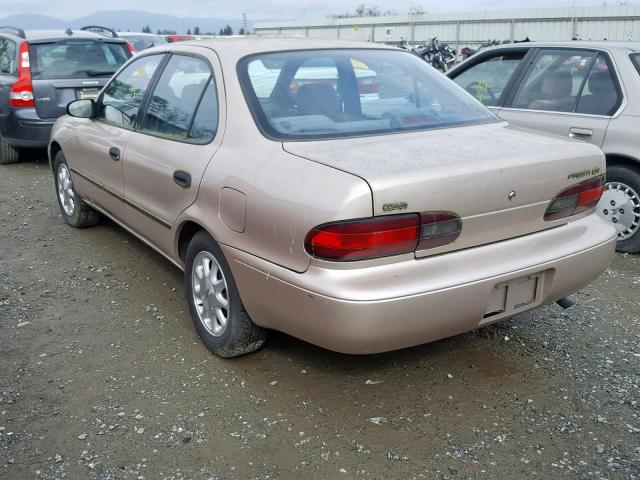 1Y1SK5386RZ009601 - 1994 GEO PRIZM LSI TAN photo 3