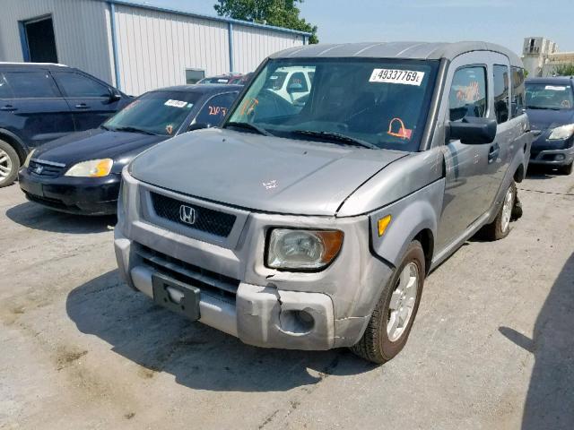 5J6YH18583L008734 - 2003 HONDA ELEMENT EX SILVER photo 2