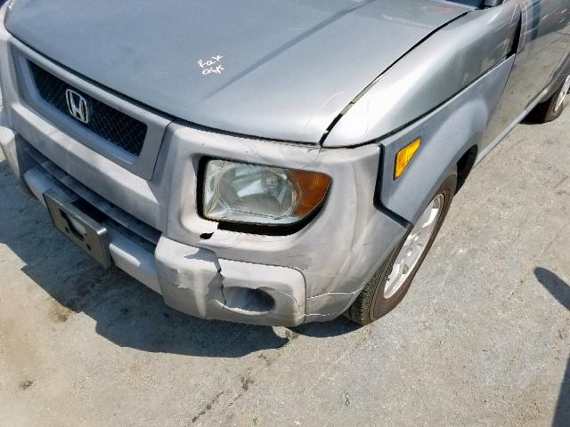 5J6YH18583L008734 - 2003 HONDA ELEMENT EX SILVER photo 9