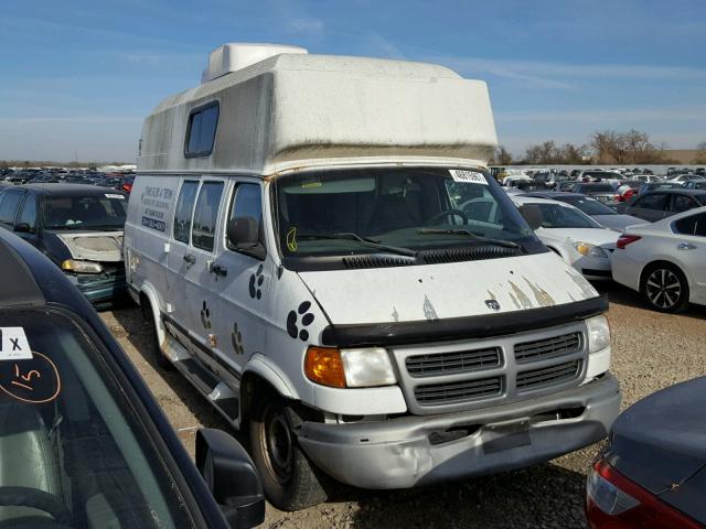 2B7LB31Z1YK101743 - 2000 DODGE RAM VAN B3 WHITE photo 1