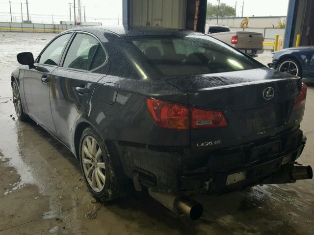 JTHBE262765008749 - 2006 LEXUS IS 350 GRAY photo 3