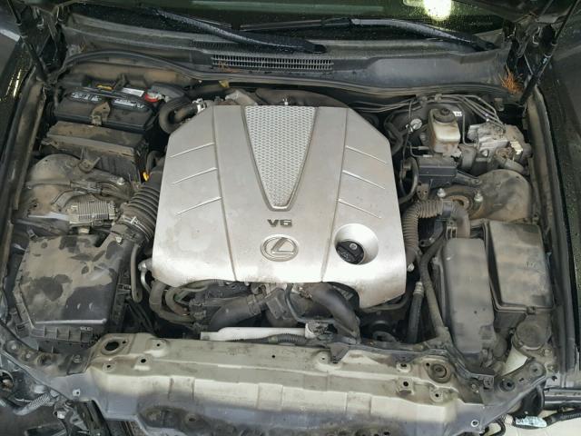 JTHBE262765008749 - 2006 LEXUS IS 350 GRAY photo 7