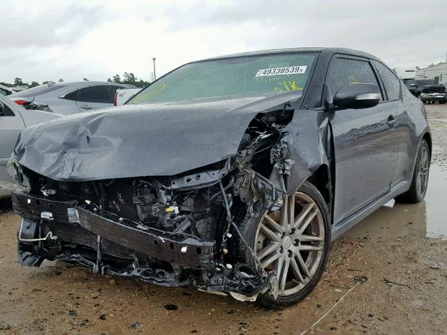 JTKJF5C71B3006389 - 2011 TOYOTA SCION TC ნაცრისფერი ფოტო 2