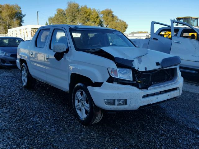 5FPYK1F52BB004424 - 2011 HONDA RIDGELINE WHITE photo 1