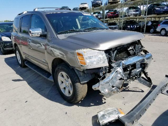 5N1AA08B66N715699 - 2006 NISSAN ARMADA SE BEIGE photo 1