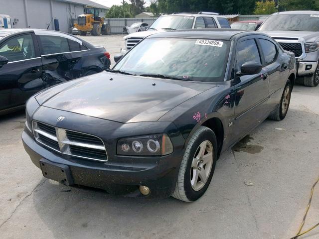 2B3CA3CV3AH307499 - 2010 DODGE CHARGER SX BLACK photo 2