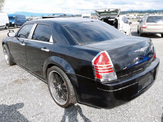 2C3KA43R66H272410 - 2006 CHRYSLER 300 BLACK photo 3