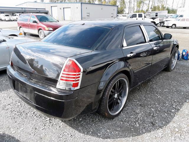 2C3KA43R66H272410 - 2006 CHRYSLER 300 BLACK photo 4