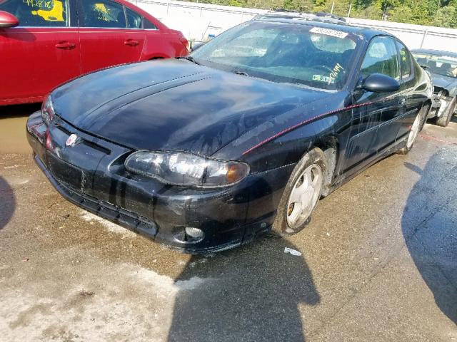 2G1WX12K149158670 - 2004 CHEVROLET MONTE CARL BLACK photo 2