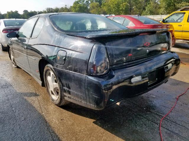 2G1WX12K149158670 - 2004 CHEVROLET MONTE CARL BLACK photo 3