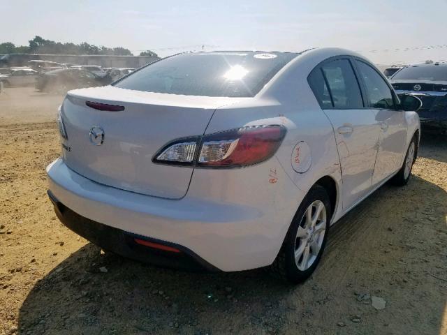 JM1BL1SF8A1224474 - 2010 MAZDA 3 I WHITE photo 4