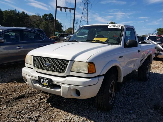 1FTYR10U42PB70325 - 2002 FORD RANGER WHITE photo 2