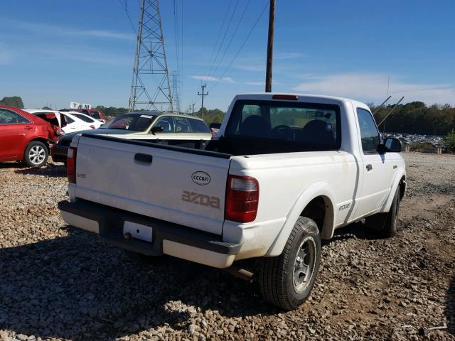 1FTYR10U42PB70325 - 2002 FORD RANGER WHITE photo 4