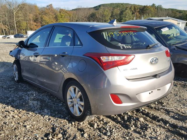 KMHD35LE0DU128276 - 2013 HYUNDAI ELANTRA GT GRAY photo 3