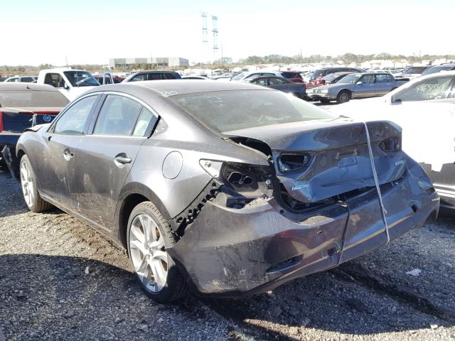 JM1GL1V59H1145852 - 2017 MAZDA 6 TOURING GRAY photo 3