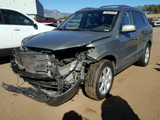 5NMSH73E37H031559 - 2007 HYUNDAI SANTA FE S GREEN photo 2