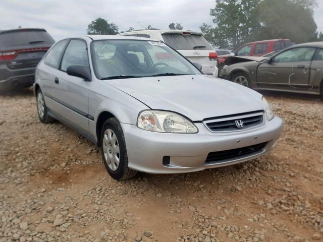 2HGEJ6441YH104234 - 2000 HONDA CIVIC DX SILVER photo 1