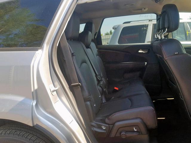 3C4PDDEG3KT687559 - 2019 DODGE JOURNEY GT SILVER photo 6