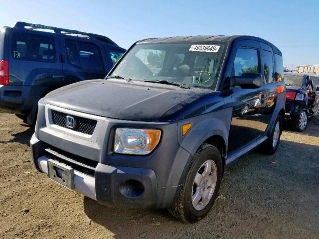 5J6YH28605L005781 - 2005 HONDA ELEMENT EX BLACK photo 2