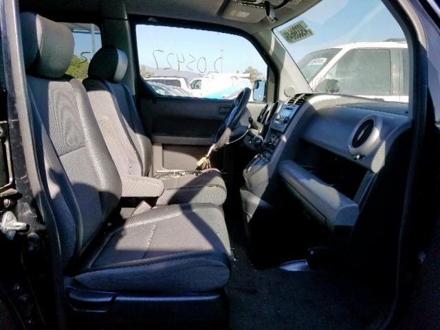 5J6YH28605L005781 - 2005 HONDA ELEMENT EX BLACK photo 5