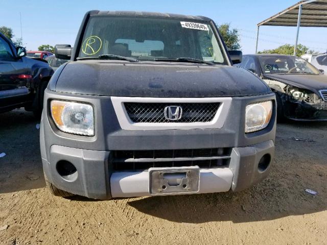 5J6YH28605L005781 - 2005 HONDA ELEMENT EX BLACK photo 9