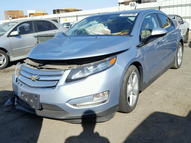 1G1RF6E46EU138154 - 2014 CHEVROLET VOLT BLUE photo 2