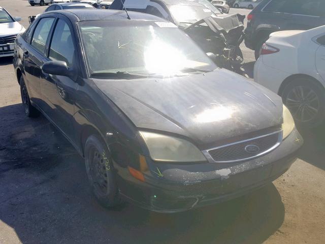 1FAFP34N87W152425 - 2007 FORD FOCUS ZX4 BLACK photo 1