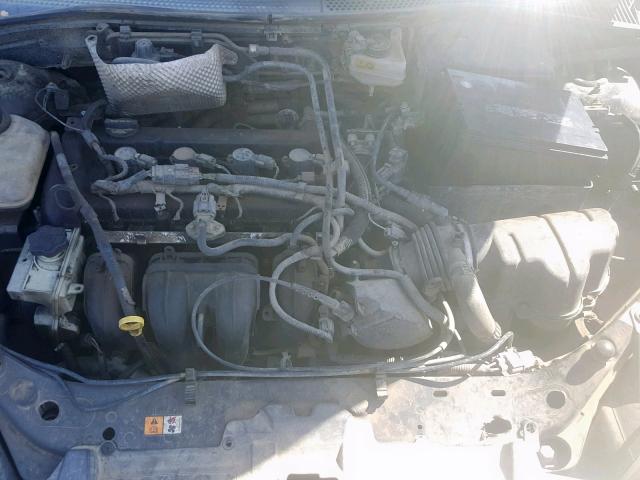 1FAFP34N87W152425 - 2007 FORD FOCUS ZX4 BLACK photo 7