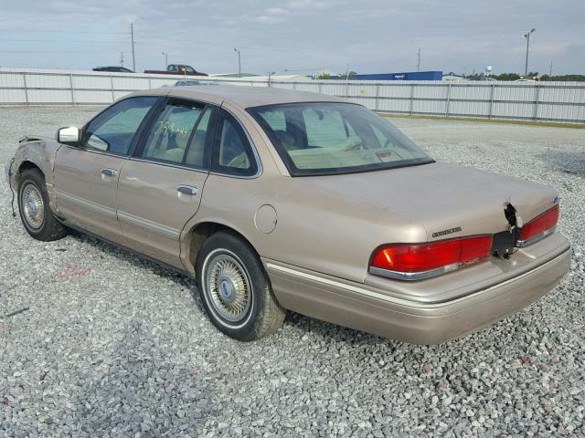 2FALP73W9VX206594 - 1997 FORD CROWN VICT TAN photo 3