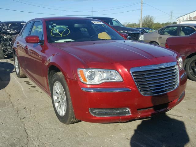 2C3CA4CG9BH530058 - 2011 CHRYSLER 300 RED photo 1