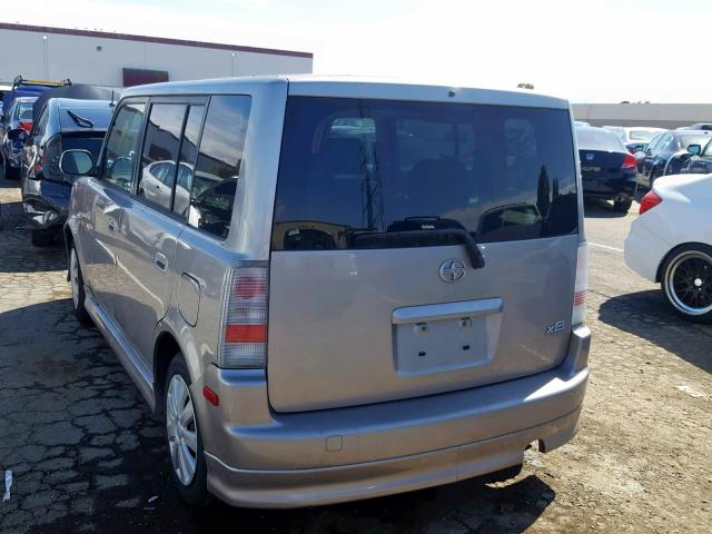 JTLKT324154020618 - 2005 TOYOTA SCION XB ვერცხლისფერი ფოტო 3