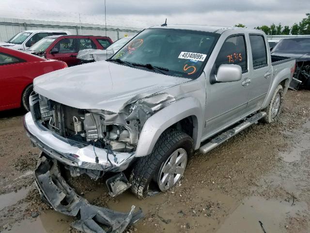 1GCJSDDE8A8127481 - 2010 CHEVROLET COLORADO L SILVER photo 2