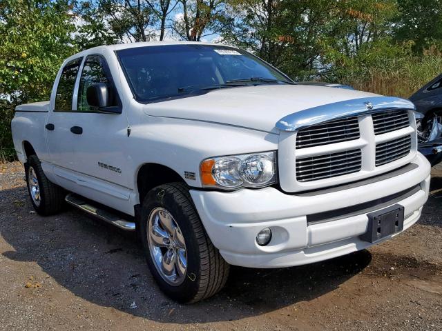 1D7HU18D05S266866 - 2005 DODGE RAM 1500 S WHITE photo 1